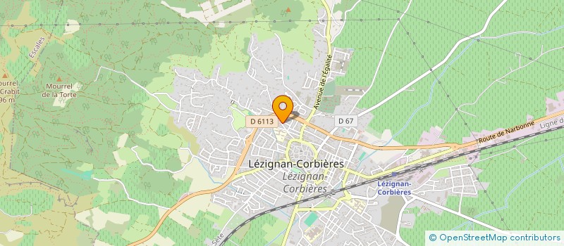 localisation de l'entreprise MADAME RENEE RAYNAUD  LEZIGNAN-CORBIERES