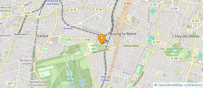 localisation de l'entreprise MADAME RENEE RICHARD à BOURG-LA-REINE