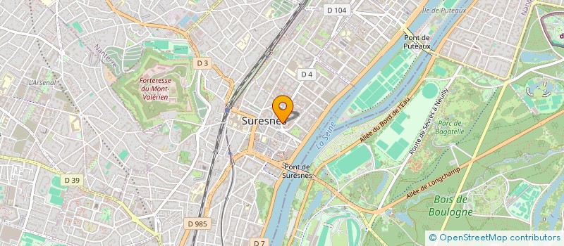 localisation de l'entreprise MADAME RENEE RICHARDSON à SURESNES