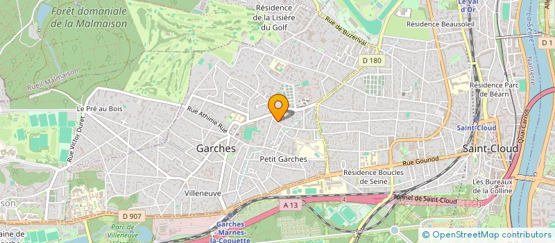 localisation de l'entreprise MADAME RENEE RIDOUX à GARCHES