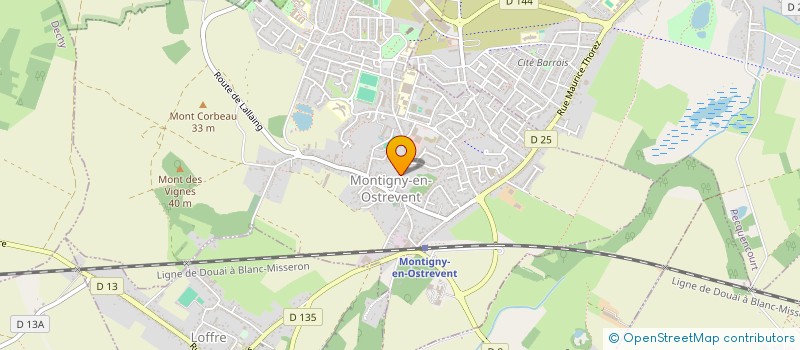 localisation de l'entreprise MADAME RENEE RIFFLART à MONTIGNY-EN-OSTREVENT