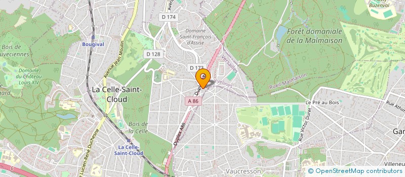 localisation de l'entreprise MADAME RENEE RIVENET  LA CELLE-SAINT-CLOUD