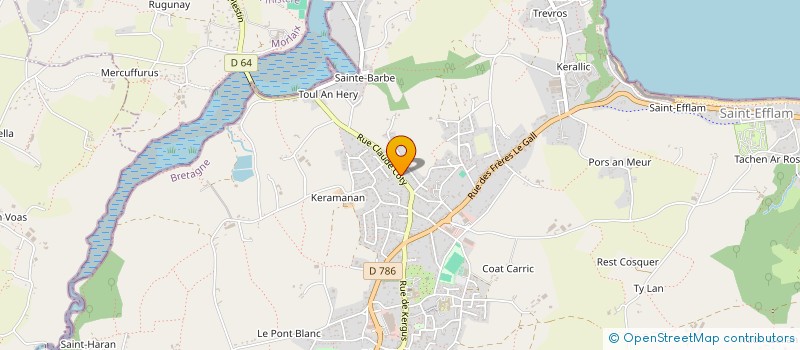 localisation de l'entreprise MADAME RENEE ROCA à PLESTIN-LES-GREVES