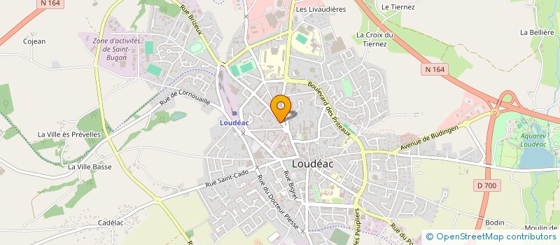 localisation de l'entreprise MADAME RENEE ROCH à LOUDEAC