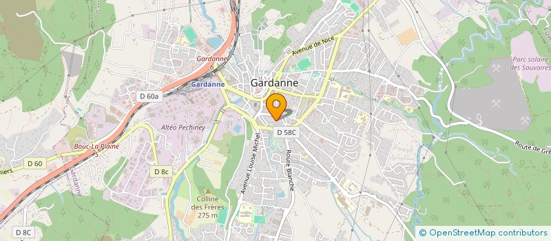 localisation de l'entreprise MADAME RENEE ROLANDO à GARDANNE