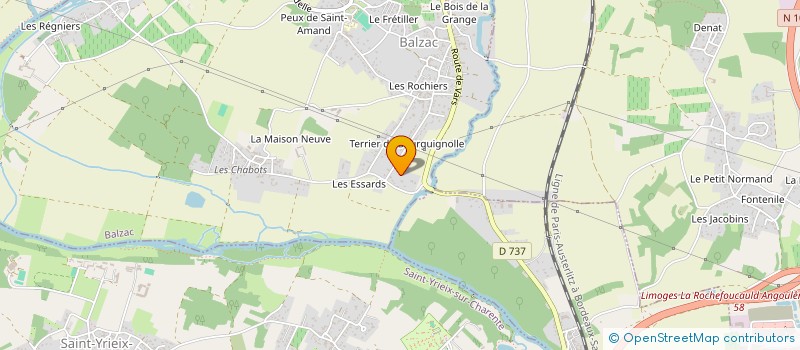 localisation de l'entreprise MADAME RENEE ROSITA POISVERT à BALZAC