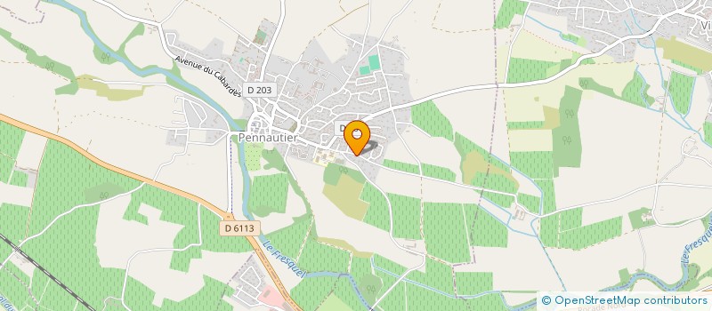 localisation de l'entreprise MADAME RENEE ROUBICHOU  PENNAUTIER