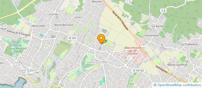 localisation de l'entreprise MADAME RENEE ROULAUD à VAUX-SUR-MER