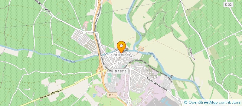 localisation de l'entreprise MADAME RENEE ROUQUETTE à SAINT-THIBERY