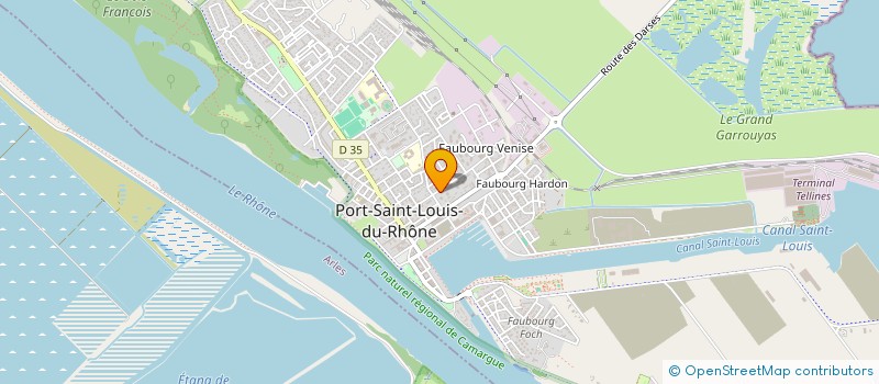 localisation de l'entreprise MADAME RENEE ROUX à PORT-SAINT-LOUIS-DU-RHONE