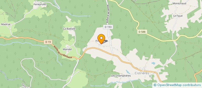 localisation de l'entreprise MADAME RENEE SABY à CISTRIERES