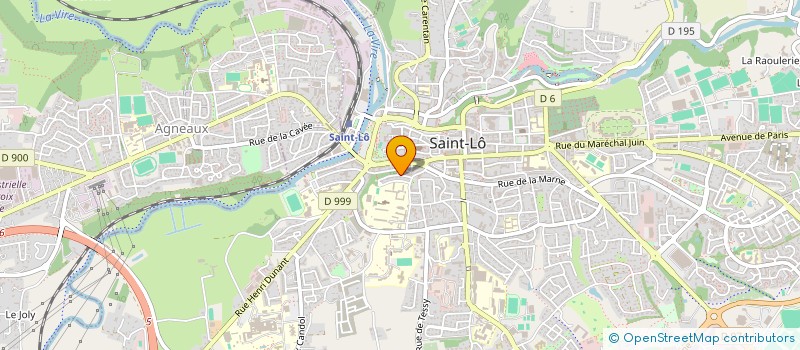 localisation de l'entreprise MADAME RENEE SAULNIER  SAINT-LO