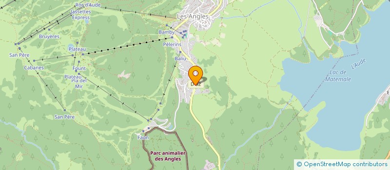 localisation de l'entreprise MADAME RENEE SAUT  LA CABANASSE