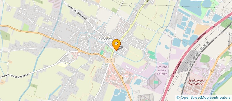 localisation de l'entreprise MADAME RENEE SAUX  SEYSSES