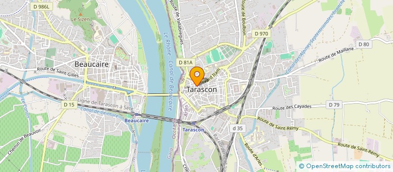 localisation de l'entreprise MADAME RENEE SECCHINI  TARASCON