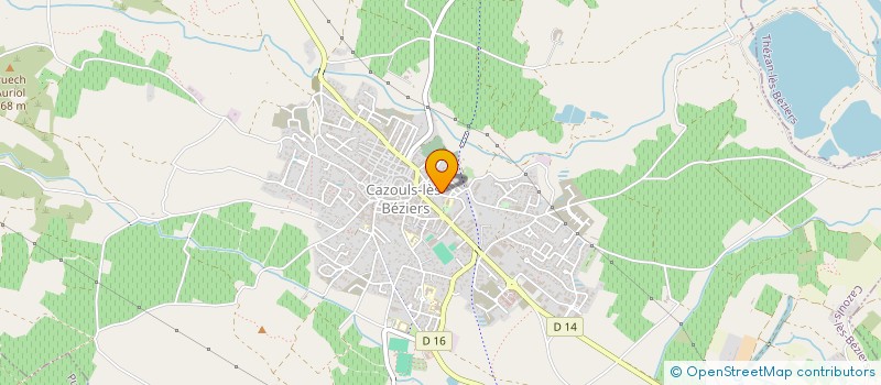 localisation de l'entreprise MADAME RENEE SEGUIN  CAZOULS-LES-BEZIERS