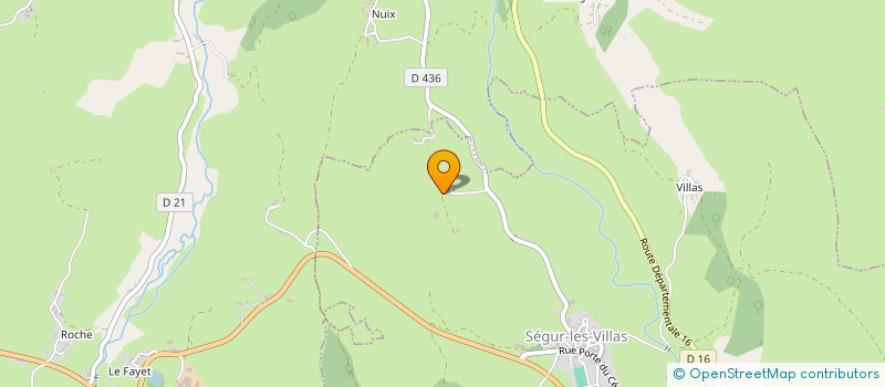localisation de l'entreprise MADAME RENEE SEGUY à SEGUR-LES-VILLAS