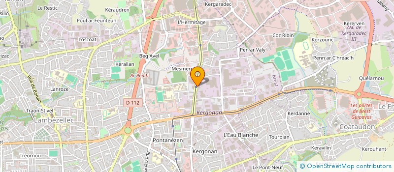 localisation de l'entreprise MADAME RENEE SEVERE  BREST