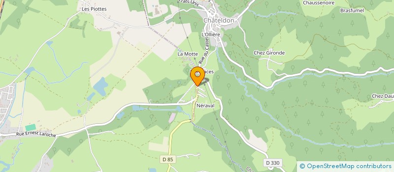 localisation de l'entreprise MADAME RENEE SUBERT  PASLIERES