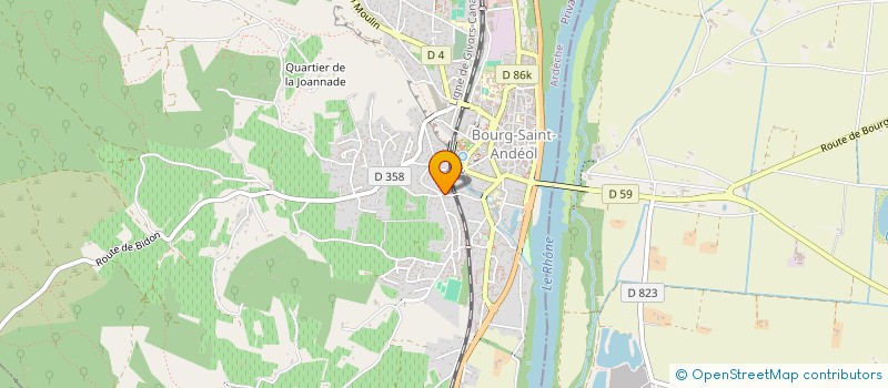 localisation de l'entreprise MADAME RENEE SVETLICIC à BOURG-SAINT-ANDEOL