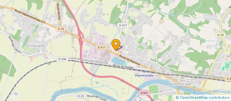 localisation de l'entreprise MADAME RENEE TACHOIRES  PEYREHORADE