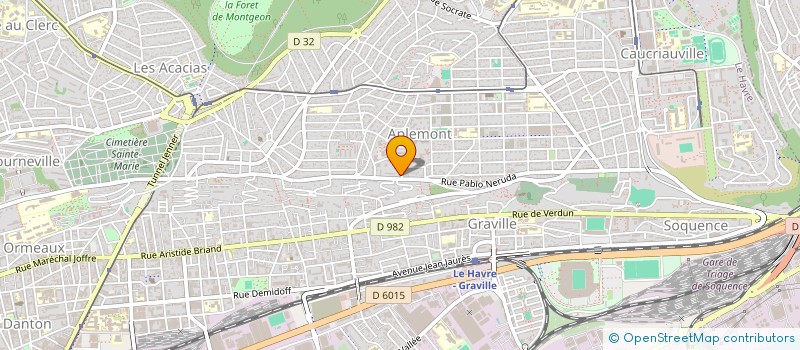 localisation de l'entreprise MADAME RENEE TALBOT à LE HAVRE