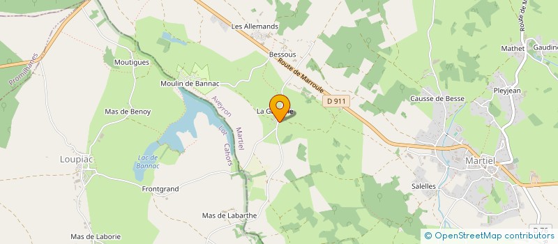 localisation de l'entreprise MADAME RENEE TAYSSIER  MORLHON-LE-HAUT