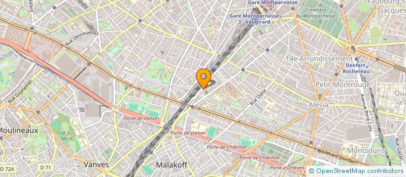 localisation de l'entreprise MADAME RENEE TESTE à PARIS