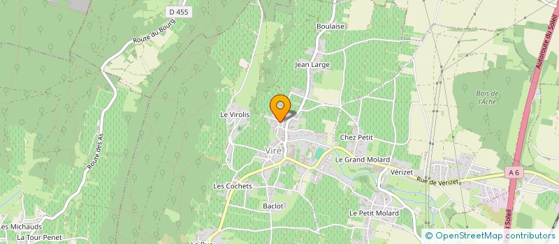 localisation de l'entreprise MADAME RENEE THEVENET à VIRE