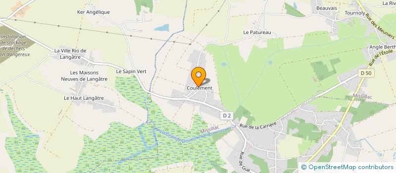 localisation de l'entreprise MADAME RENEE THOBY  MISSILLAC