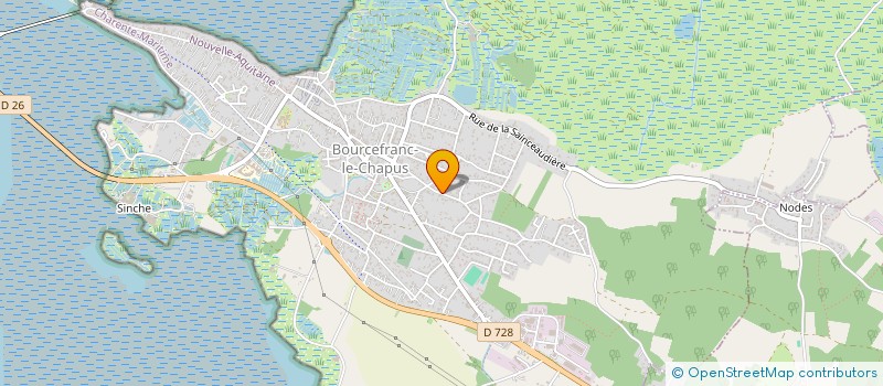 localisation de l'entreprise MADAME RENEE THOMAS  BOURCEFRANC-LE-CHAPUS