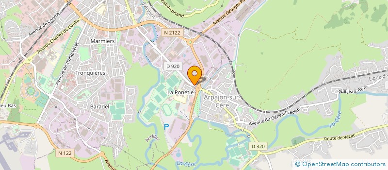 localisation de l'entreprise MADAME RENEE TILLY  AURILLAC