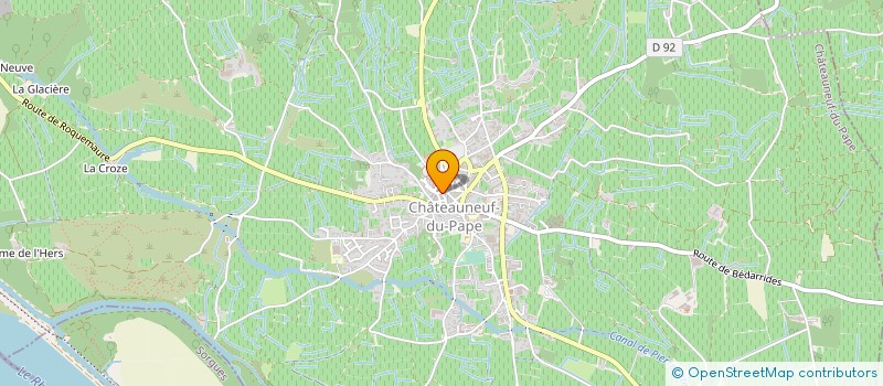 localisation de l'entreprise MADAME RENEE TONNAIRE  CHATEAUNEUF-DU-PAPE