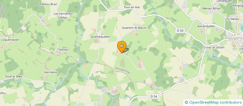 localisation de l'entreprise MADAME RENEE TOUBOULIC à PLOUGONVER