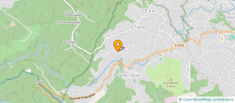 localisation de l'entreprise MADAME RENEE TOUITOU à LE TIGNET