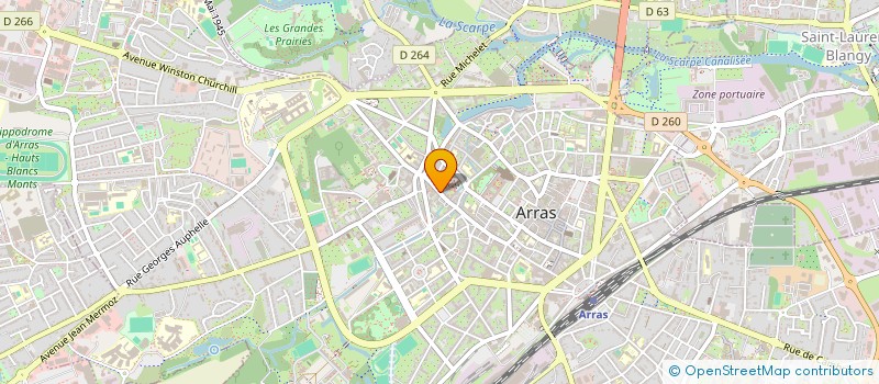 localisation de l'entreprise MADAME RENEE TURLOTTE à ARRAS