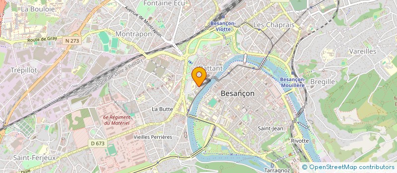 localisation de l'entreprise MADAME RENEE UZAN à BESANCON