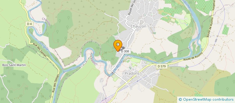 localisation de l'entreprise MADAME RENEE VALLIER  CHAUZON