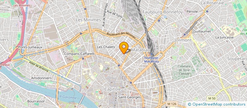 localisation de l'entreprise MADAME RENEE VAQUER à TOULOUSE