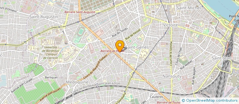 localisation de l'entreprise MADAME RENEE VERGNE à BORDEAUX