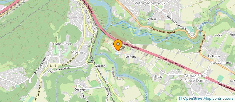 localisation de l'entreprise MADAME RENEE VEZ  ARTHAZ-PONT-NOTRE-DAME