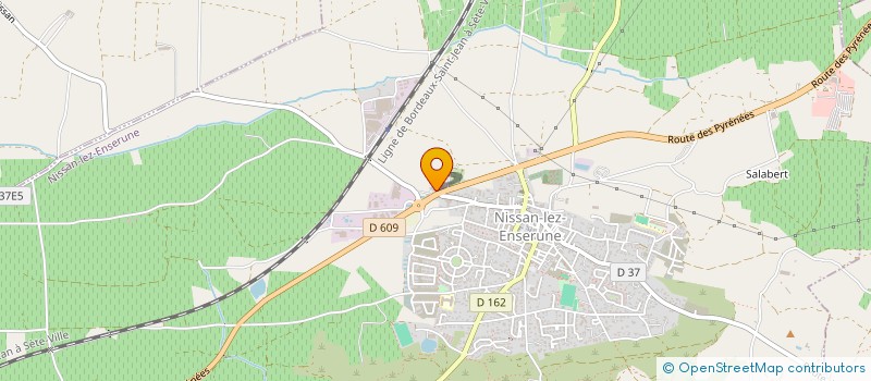 localisation de l'entreprise MADAME RENEE VIDAL  NISSAN-LEZ-ENSERUNE