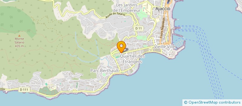 localisation de l'entreprise MADAME RENEE VILLANOVA à AJACCIO