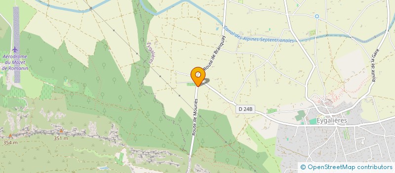 localisation de l'entreprise MADAME RENEE VISSER  EYGALIERES