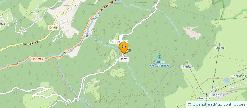 localisation de l'entreprise MADAME RENEE VULLIENS  ALBERTVILLE