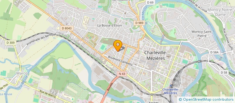 localisation de l'entreprise MADAME RENELLE MENNESSIER à CHARLEVILLE-MEZIERES