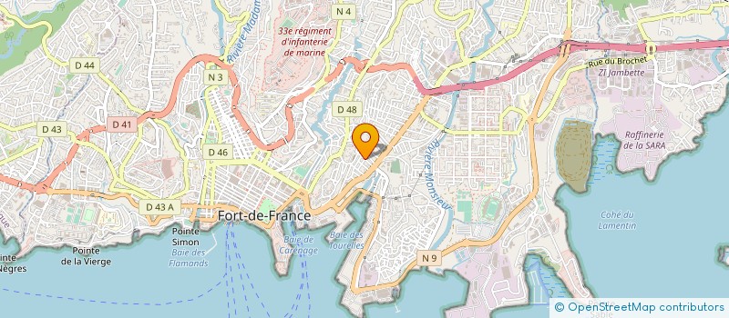 localisation de l'entreprise MADAME RENETTA EUSTACHE  FORT-DE-FRANCE