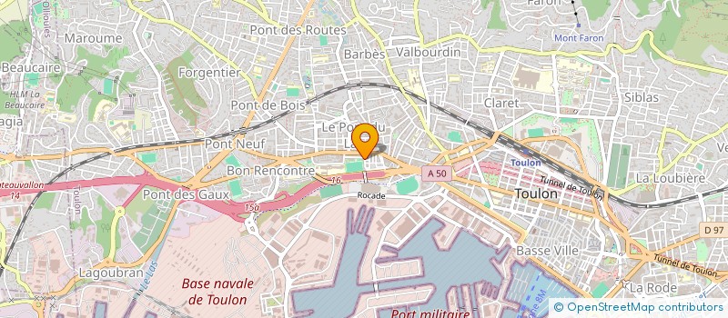 localisation de l'entreprise MADAME RENILDE DEMARIA à TOULON