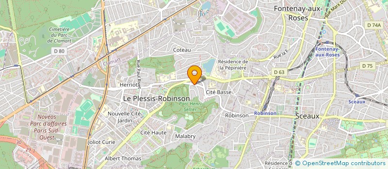 localisation de l'entreprise MADAME REPIQUET TILLIE à LE PLESSIS-ROBINSON