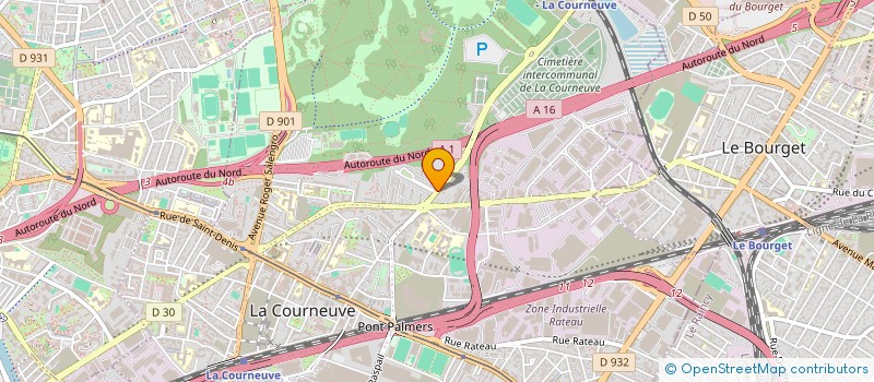 localisation de l'entreprise MADAME REQUIA ALALLAH à LA COURNEUVE